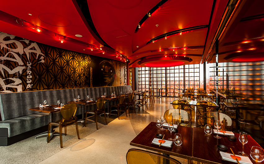 London Heron Tower Restaurant Rooftop Restaurant SUSHISAMBA
