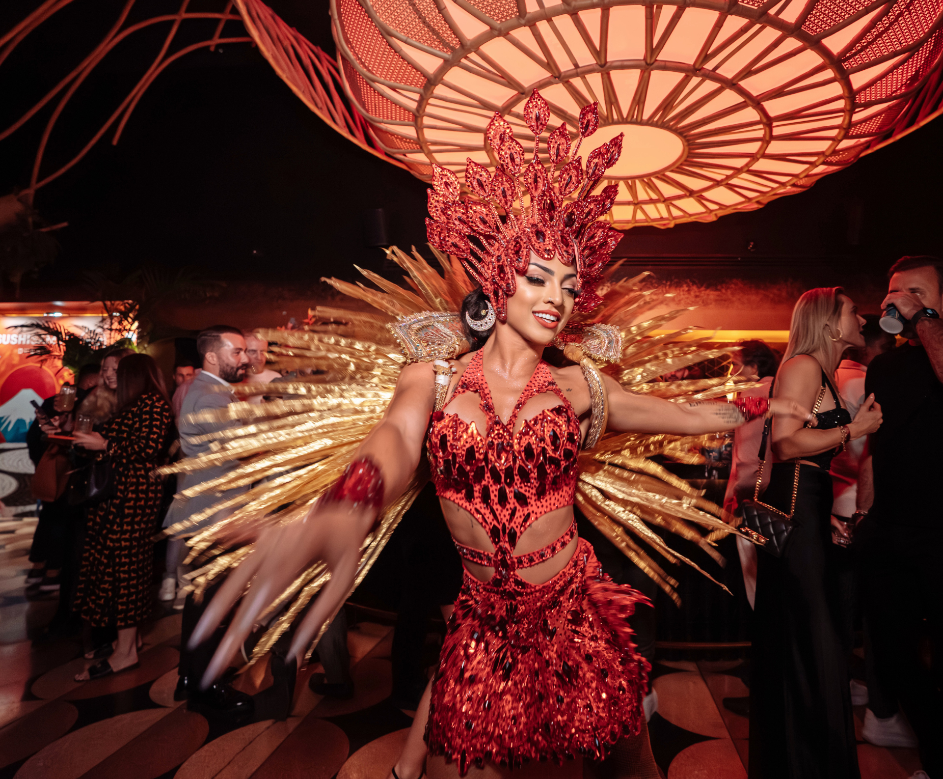 dancer at sushisamba rio after dark dubai