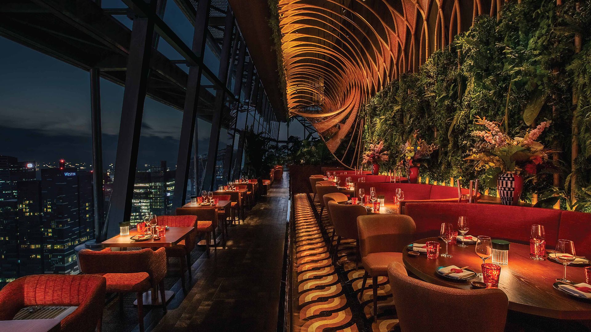 SUSHISAMBA Singapore interior 52nd floor