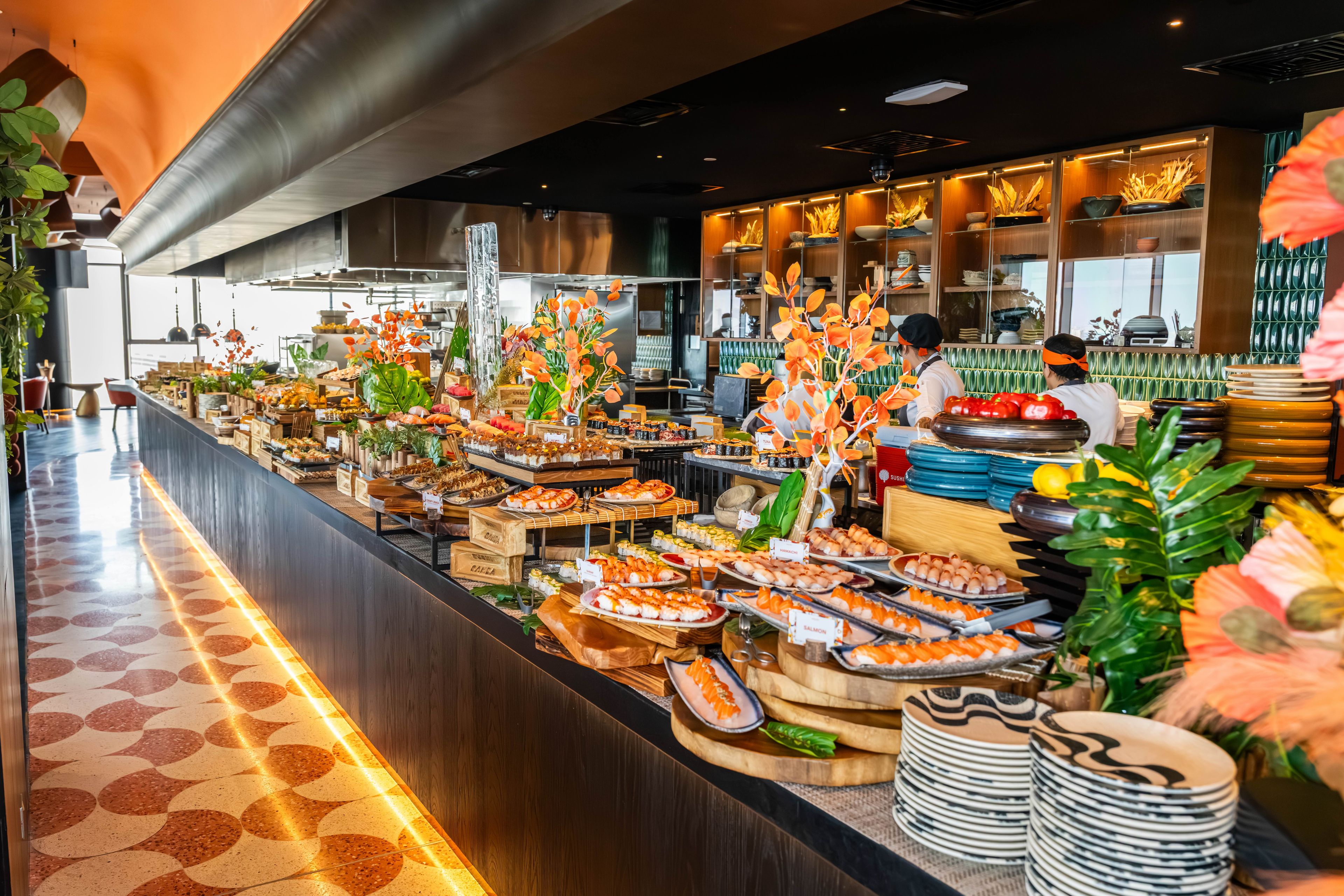 SUSHISAMBA BAHRAIN SAMBA BRUNCH food stations