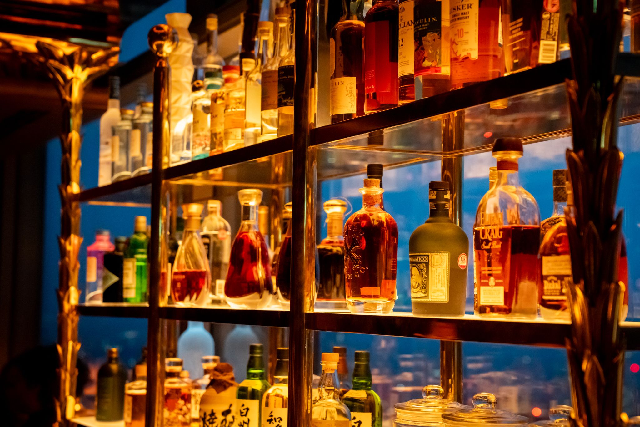 sushisamba bar display