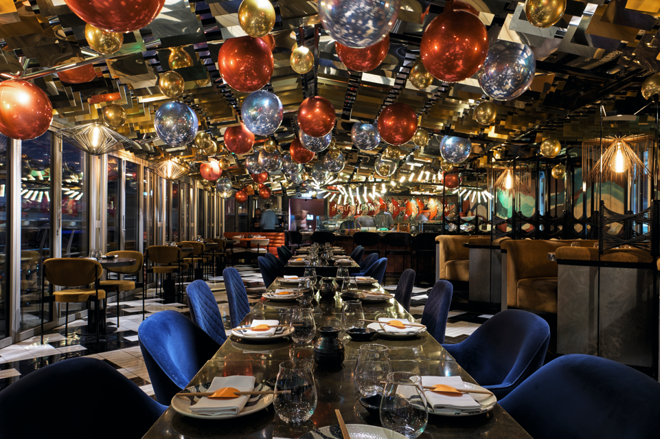 SUSHISAMBA Covent Garden festive decorations