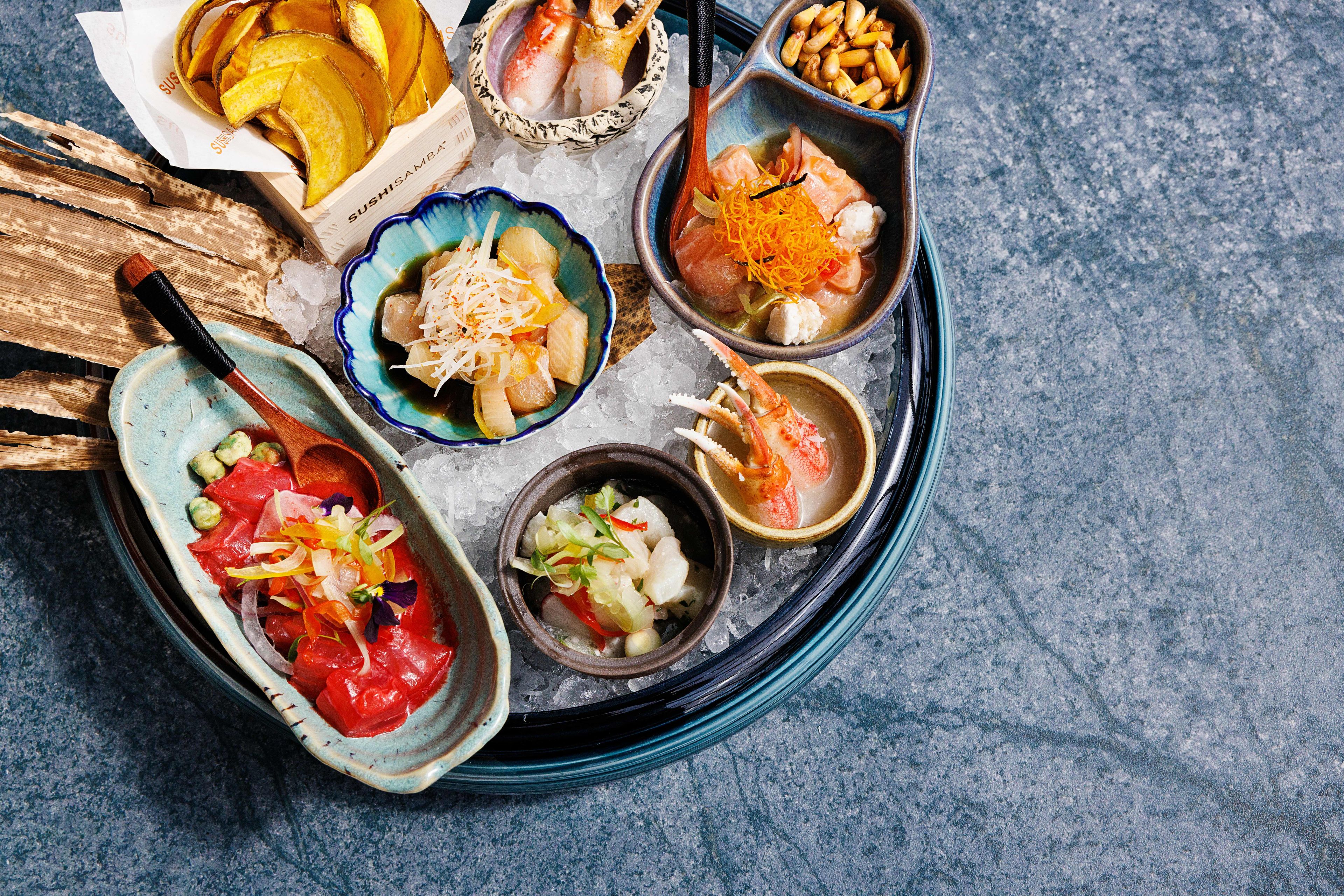 SUSHISAMBA Seviche assortment