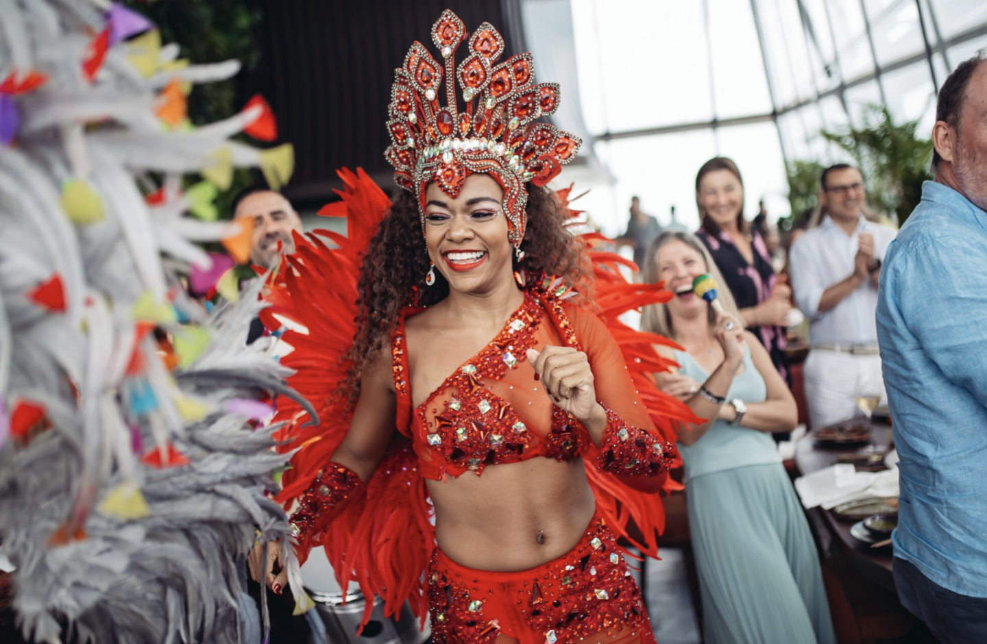 dancer at sushisamba singapore