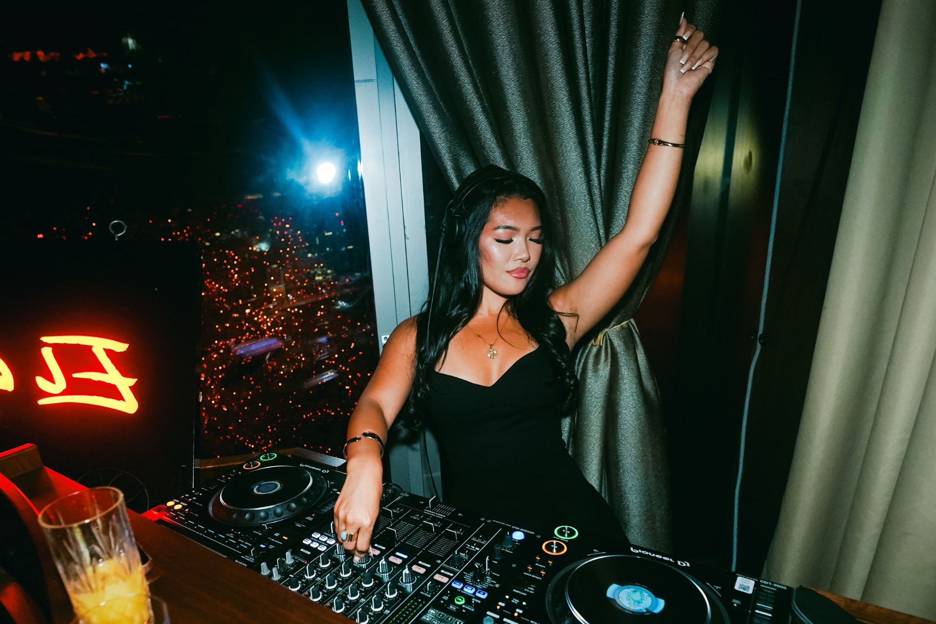Female DJ at Rio After Dark