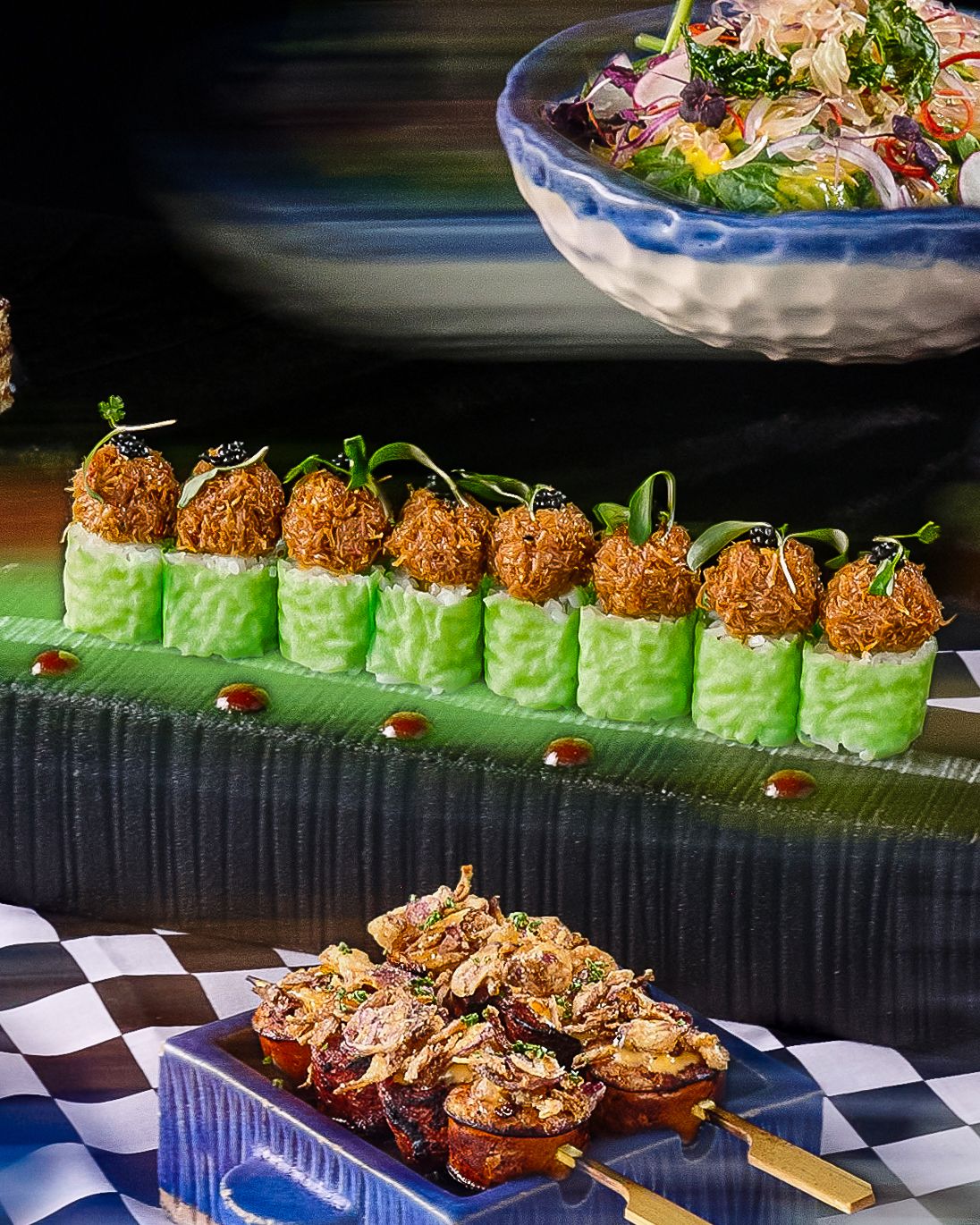 SUSHISAMBA SINGAPORE race to samba roll